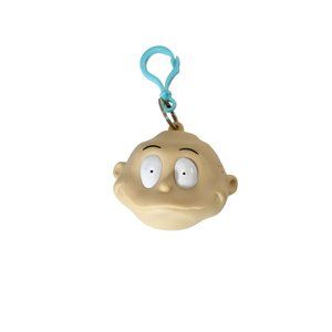 Rugrats Tommy Vinyl Squeeze Coin Purse Case Clip Keychain 1997 Vintage 66221